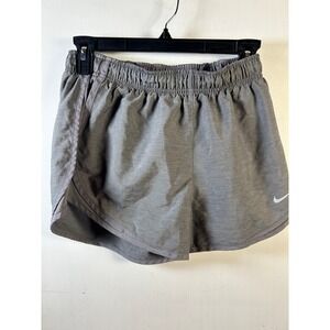 Nike Dri-FIT Tempo Running Shorts Heathered Gray Womens Small Athletic Gym